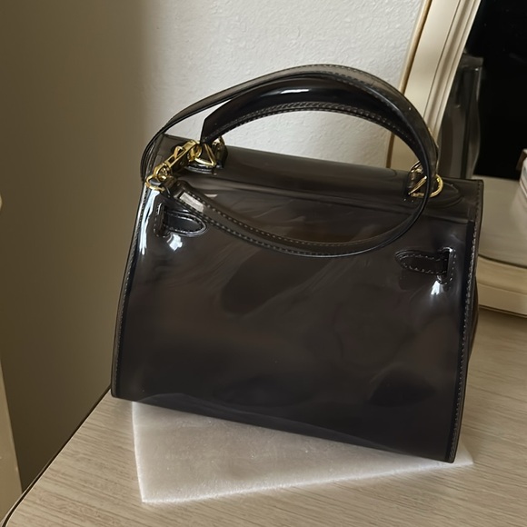 Plastic clear brown Crossbody/ Handbag NWT - Picture 8 of 11